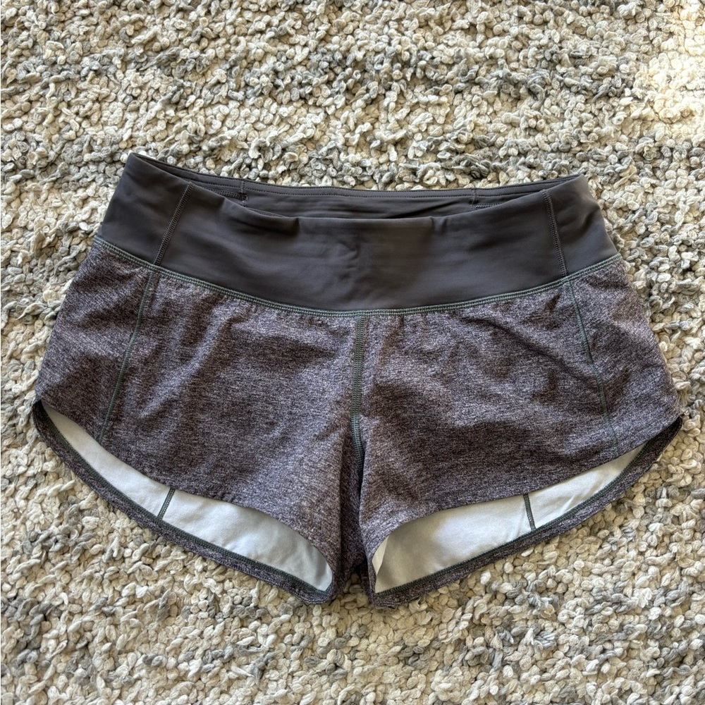 Lulemon low rise run speed up short